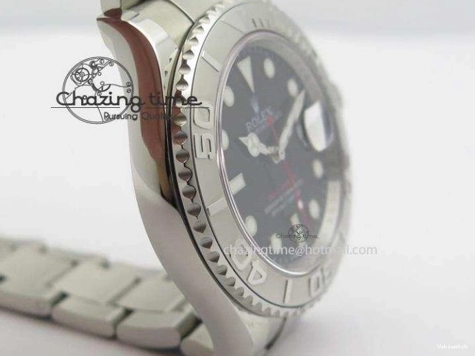 Edition 116622 Yacht-Master A2824 Noob Black Dial SS Best On Bracelet 0407